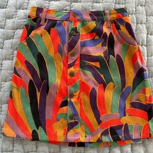 Farm Rio Curduroy Skirt